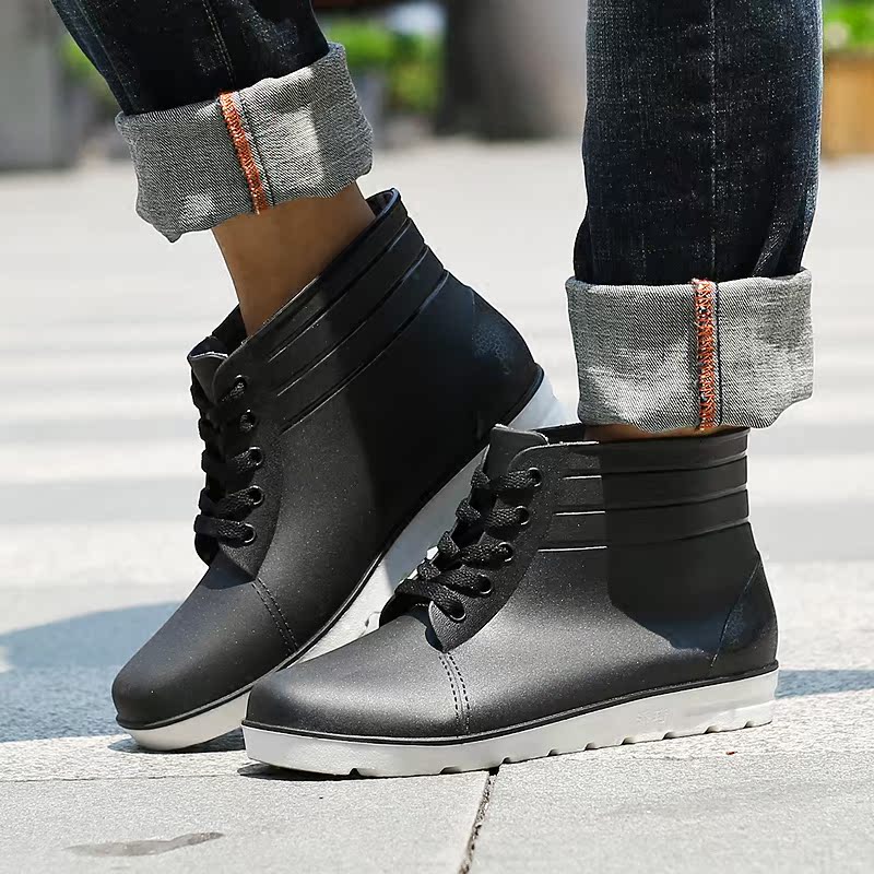 Chaussures - bottes caoutchouc homme - semelle plastique - Ref 974402 Image 4