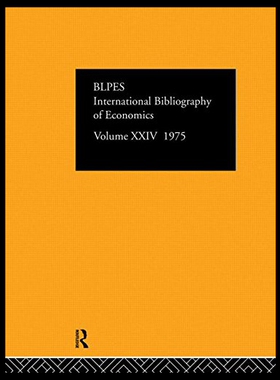 【预售】Ibss: Economics: 1975 Volume 24