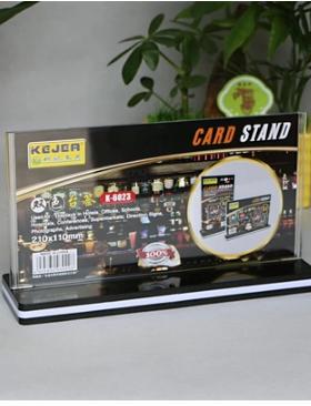 高级 亚克力横式双面展示牌 桌面台卡台签 桌牌立牌价格牌210X105