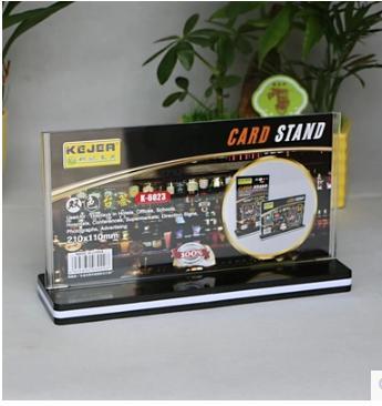 a6亚克力台牌展示牌科记桌牌台签