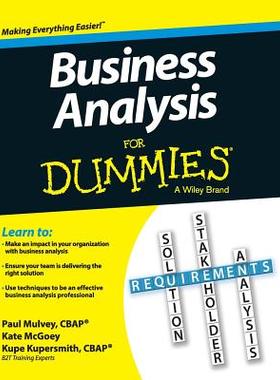 【预售】Business Analysis for Dummies