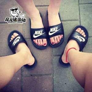 Nike Benassi Jdi 权志龙字母运动拖鞋 343880-090/555742-001