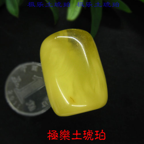 【极乐土琥珀】9149天然金绞蜜桶珠单株18.7 天然无忧化蜜蜡桶珠