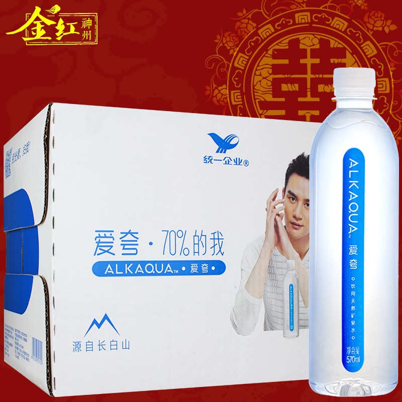 ¡¾¾©½ò¼½¿ìËٴͳһALKAQUA°®¿ä¿óȪˮ570ml*24Æ¿ÕûÏä