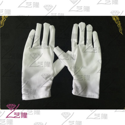 珠宝门店专用白手套/珠宝手套/展厅专用手套/营业员手套