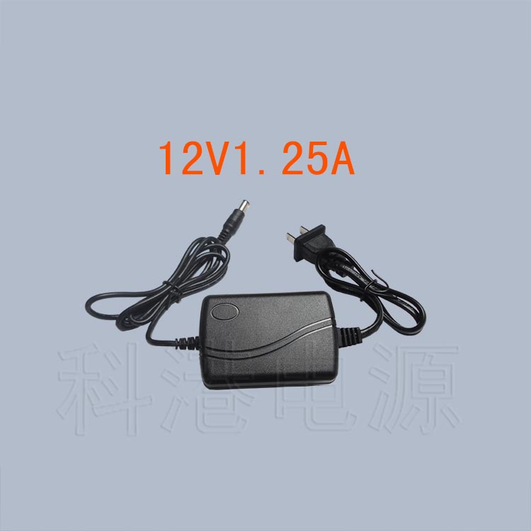厂家直销批发12V1.25A 监控路由器扫描仪 12V1250mA 电源适配器 X