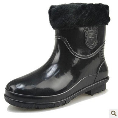 Chaussures - bottes caoutchouc homme pour hiver - semelle tendon - Ref 971395 Image 1