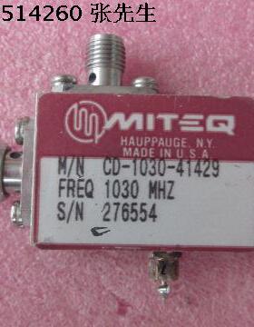 MITEQ CD-1030-41429 1030MHz 20dB SMA 射频双向耦合器 带检波器