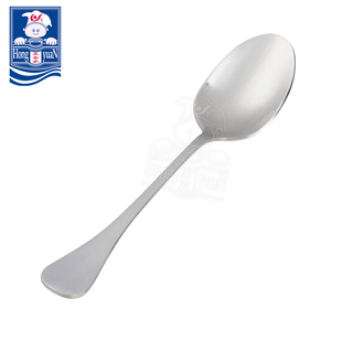 虹苑 优质304不锈钢青叶茶匙 咖啡水果勺 小调羹 厚料 必胜客餐具