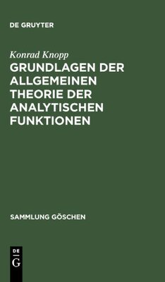 【预售】Grundlagen Der Allgemeinen Theorie Der Analyti...