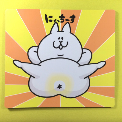 绮丽屋日本动漫周边喵星人大战圣光菊花神经喵鼠标垫新品满百包邮