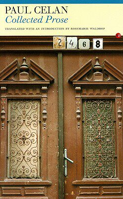 【预售】Paul Celan Collected Prose