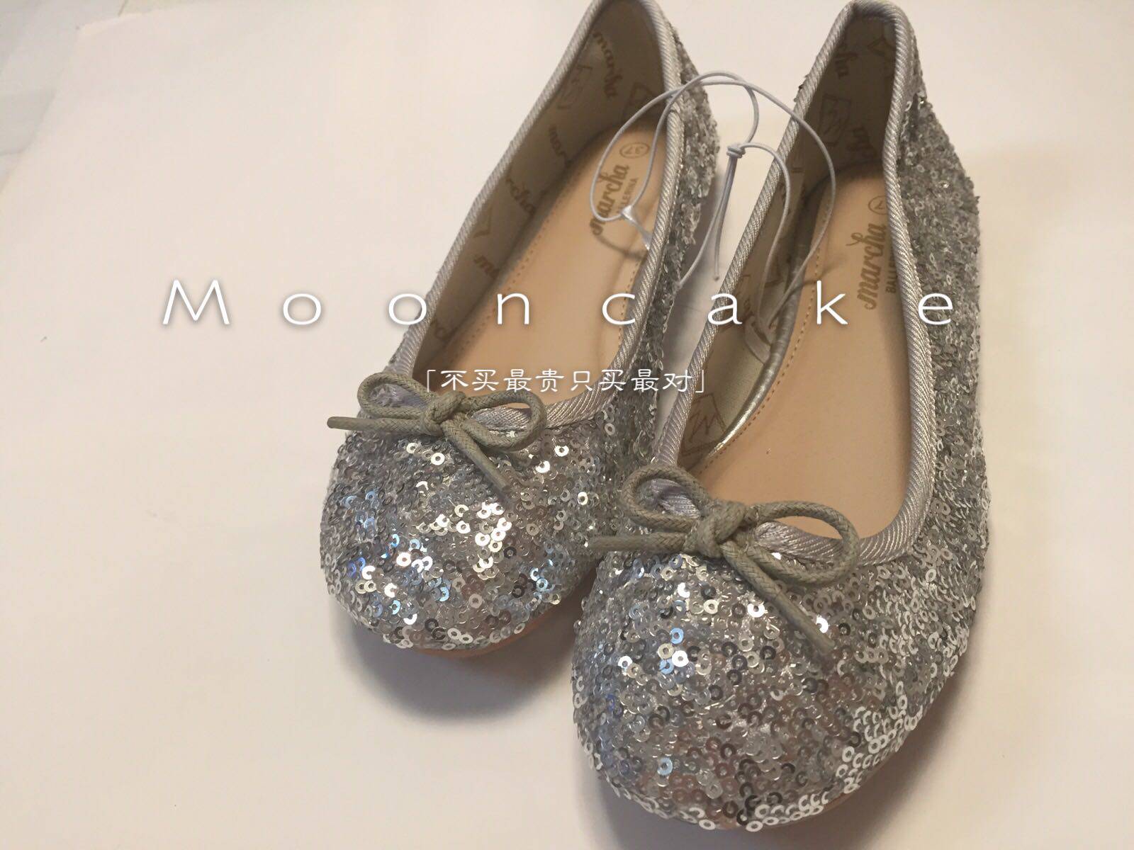 HONG KONG COUNTER GENUINE MARCHA BALLET SHOES BOW FLAT SHOES SOFT AND COMFORTABLE WOMENS SINGLE SHOES