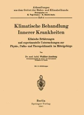 【预订】Klimatische Behandlung Innerer Krank...