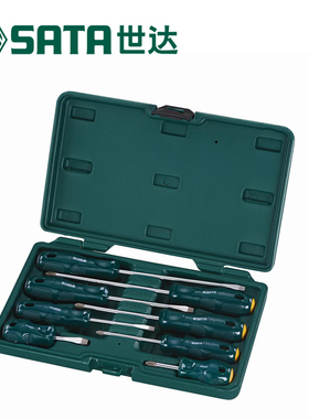 世达五金工具组合一字改锥起子十字螺丝刀套装电脑维修拆机09306
