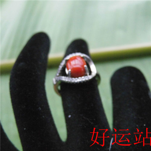 南红凉山玛瑙玉石珠宝首饰戒指