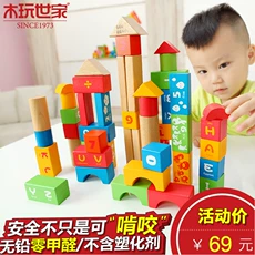 Domino gỗ, trẻ em, giáo dục sớm, câu đố, Montessori, nhận ra ký tự Trung Quốc, học khối kỹ thuật số