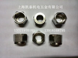 。304不锈钢卡套螺母 英制管双卡圈1/8 1/4  3/8 1/2 3/4 6.35mm