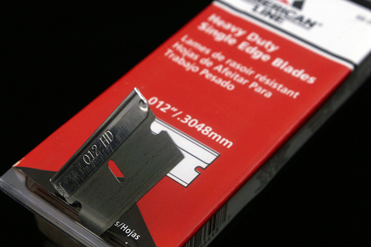 原装进口ASR 66-0448重型单面刀片手机贴膜刮胶玻璃 工业用多用途