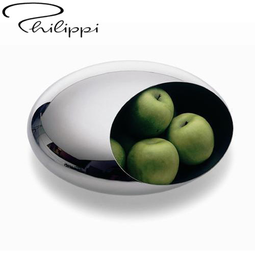 德国 PHILIPPI 创意时尚家居 欧式精致茧型不锈钢高档大水果盘