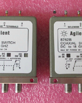 Agilent 8762B 24V 18GHz 1W SMA SPDT 单刀双掷射频微波同轴开关