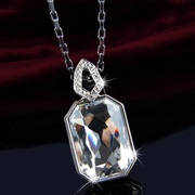 Sweater chain long style Joker Korean Austria Crystal Necklace jewelry pendant pendants decorated female