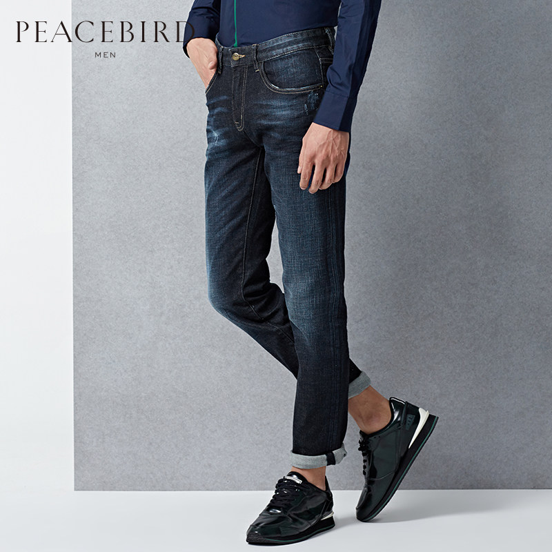 Jeans pour jeunesse PEACEBIRD en coton pour hiver - Ref 1480518 Image 1