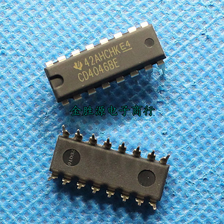 进口逻辑芯片 IC CD4046BE CD4046 DIP16直插 CMOS微功率锁相环_虎窝淘