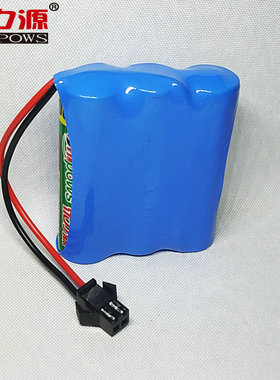 优力源3.6V电池组 5号玩具车电池组AA1000mAh 单排组合 配SM头