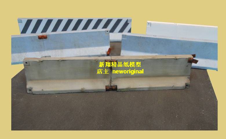 1比6 12 18战场公路混凝土路障隔离带碉堡全境封锁 兵人场景模型