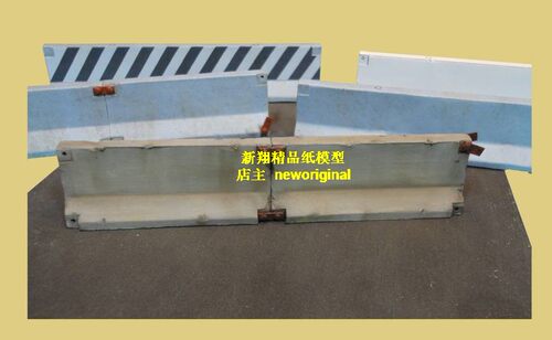 1比6 12 18战场公路混凝土路障隔离带碉堡全境封锁 兵人场景模型