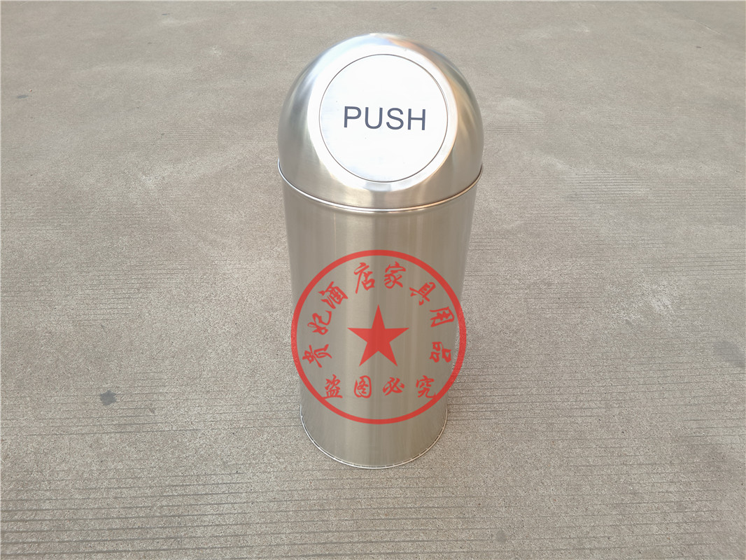 不锈钢圆形垃圾桶 银行专用电梯口走廊 吸烟室区垃圾桶筒果皮箱桶