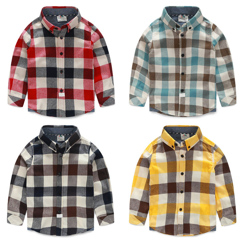 Chemise garcon à manche longue - Ref 2081961 Image 1