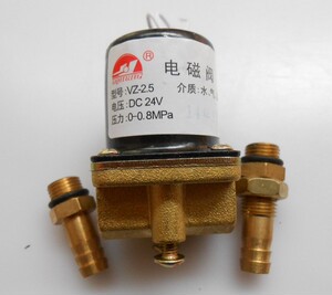 。送丝机电磁阀  DC24V NBC350 500A铜接头电磁阀 保护焊接机
