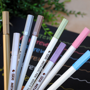 DIY相册专用涂鸦笔 拍立得照片DIY油漆笔 多彩金属笔 水性涂彩笔