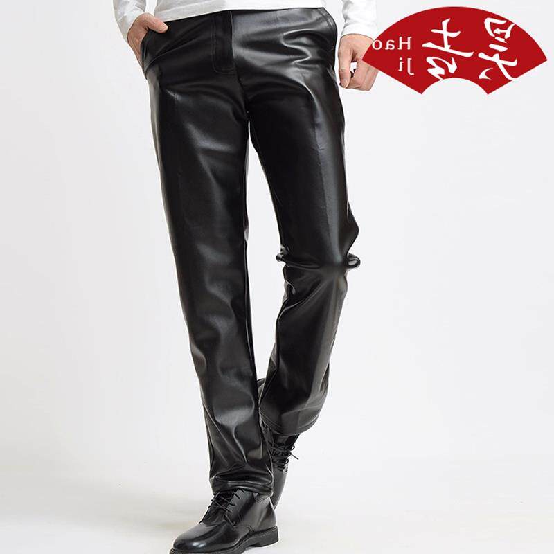 Pantalon cuir homme droit pour hiver - Ref 1494305 Image 1