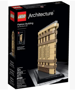 儿童益智乐高Lego 21023  建筑系列 纽约熨斗大厦2015款