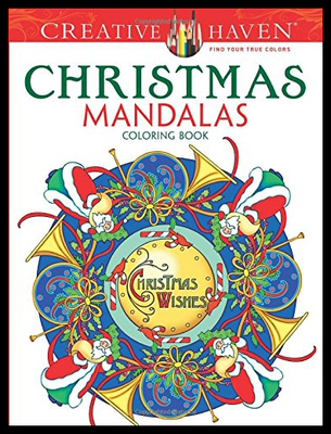 【预售】Creative Haven Christmas Mandalas Coloring Book