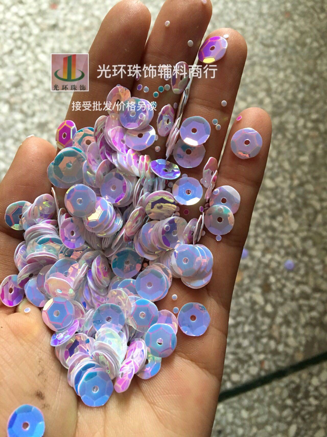 金光鱼鳞片 3mm-12mm圆形凹凸/平面金光彩白色亮片 高档进口材料,饰品/流行首饰/时尚饰品新,其他DIY饰品配件,淘宝优惠券,粉丝福利购,淘宝优惠卷