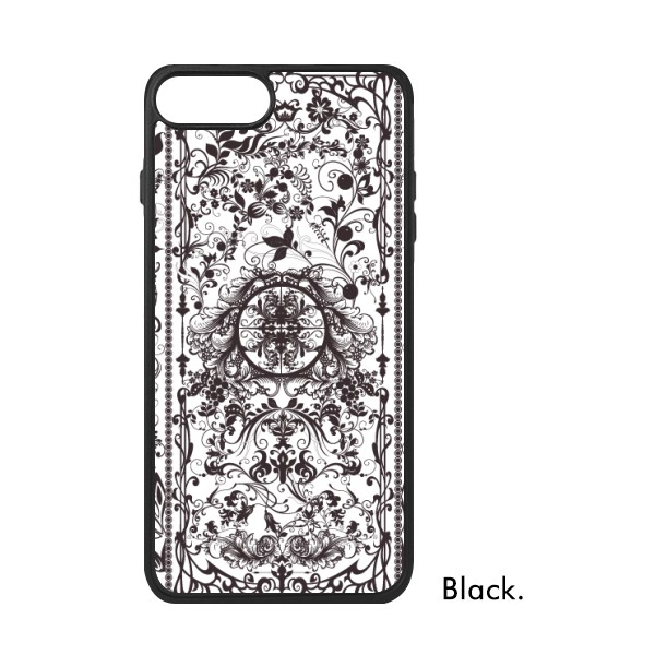 适用于iPhone克艺术花朵对称重复Xr手机壳max保护套678plus硅胶11