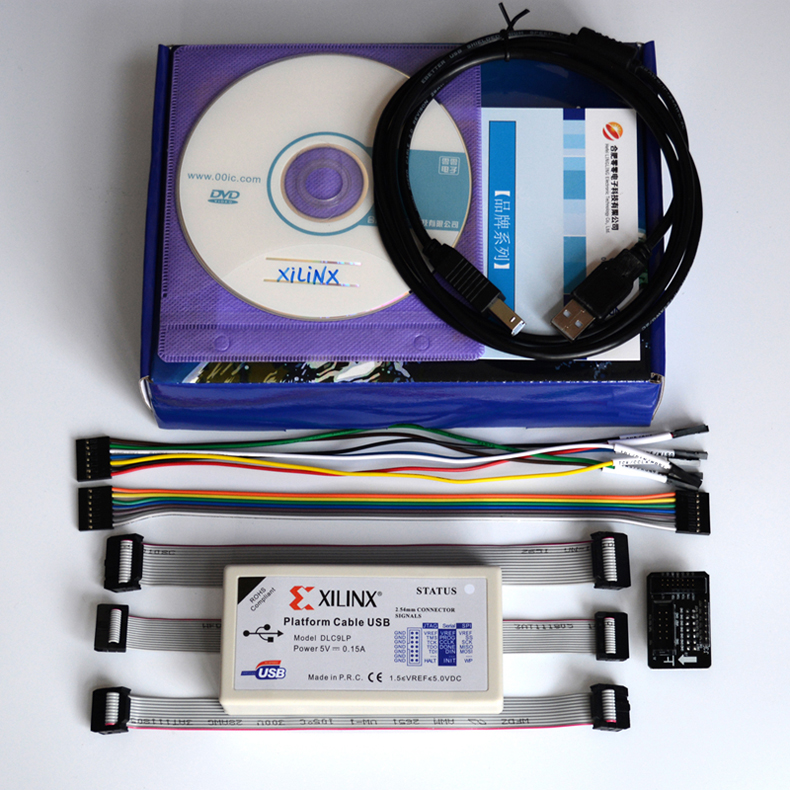 Xilinx下载线 赛灵思下载器 Platform Cable USB仿真器 高速 00IC