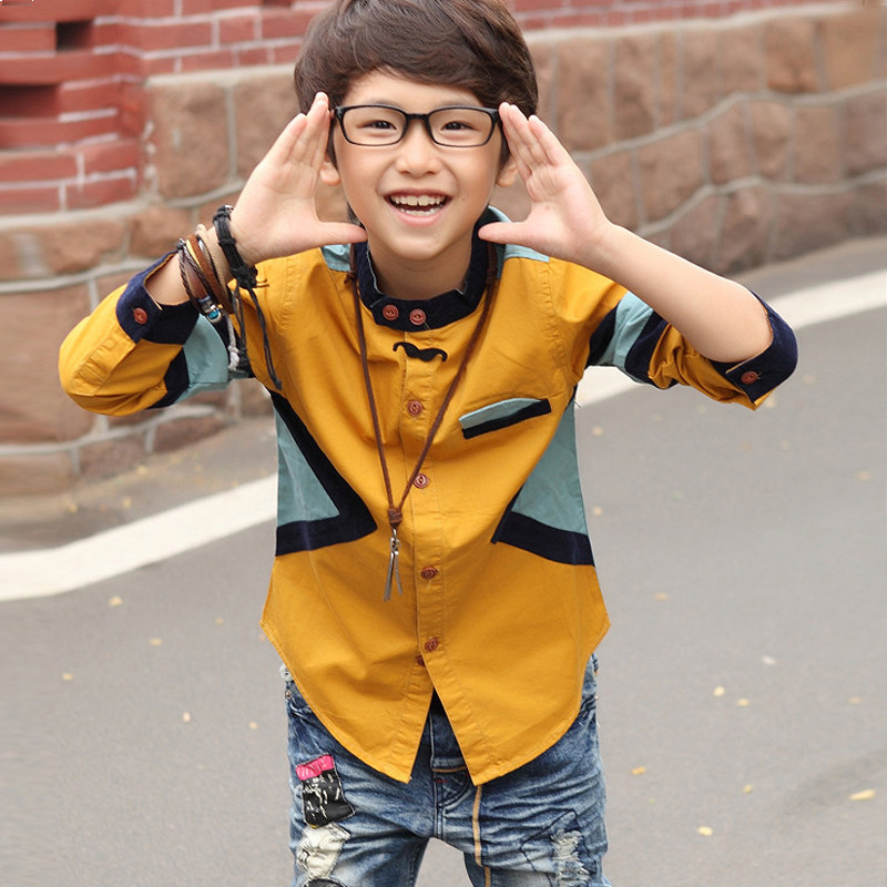 Chemise garcon à manche longue - Ref 2076092 Image 1