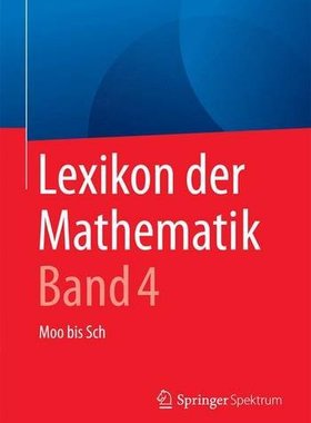 【预订】Lexikon Der Mathematik: Band 4: Moo ...