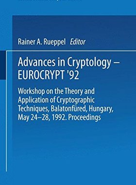 【预订】Advances in Cryptology Eurocrypt 92:...