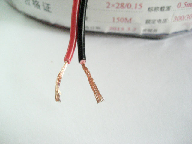 音箱连接线 喇叭连接线 DIY音箱连接线 全铜线芯红黑线 电源线