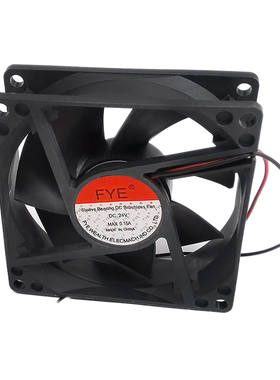 FYE 9CM 24V直流风扇 9225  散热风扇24V 9225 机箱风扇2线