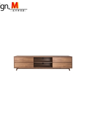 Design.M北欧实木设计师家具 glenoaks TV stand/储存柜 电视边柜