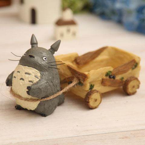 樹脂龍貓拉車擺件 宮崎駿龍貓迷妳花盆在類目 家居飾品, 擺件中 - 來自Buy2taobao.com提供專業的淘寶代購服務