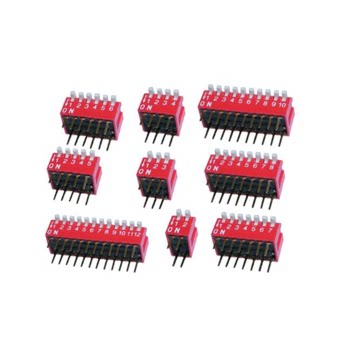 直插侧拨动开关 DP-06  6位 6P 拨码开关 编码开关 间距2.54MM