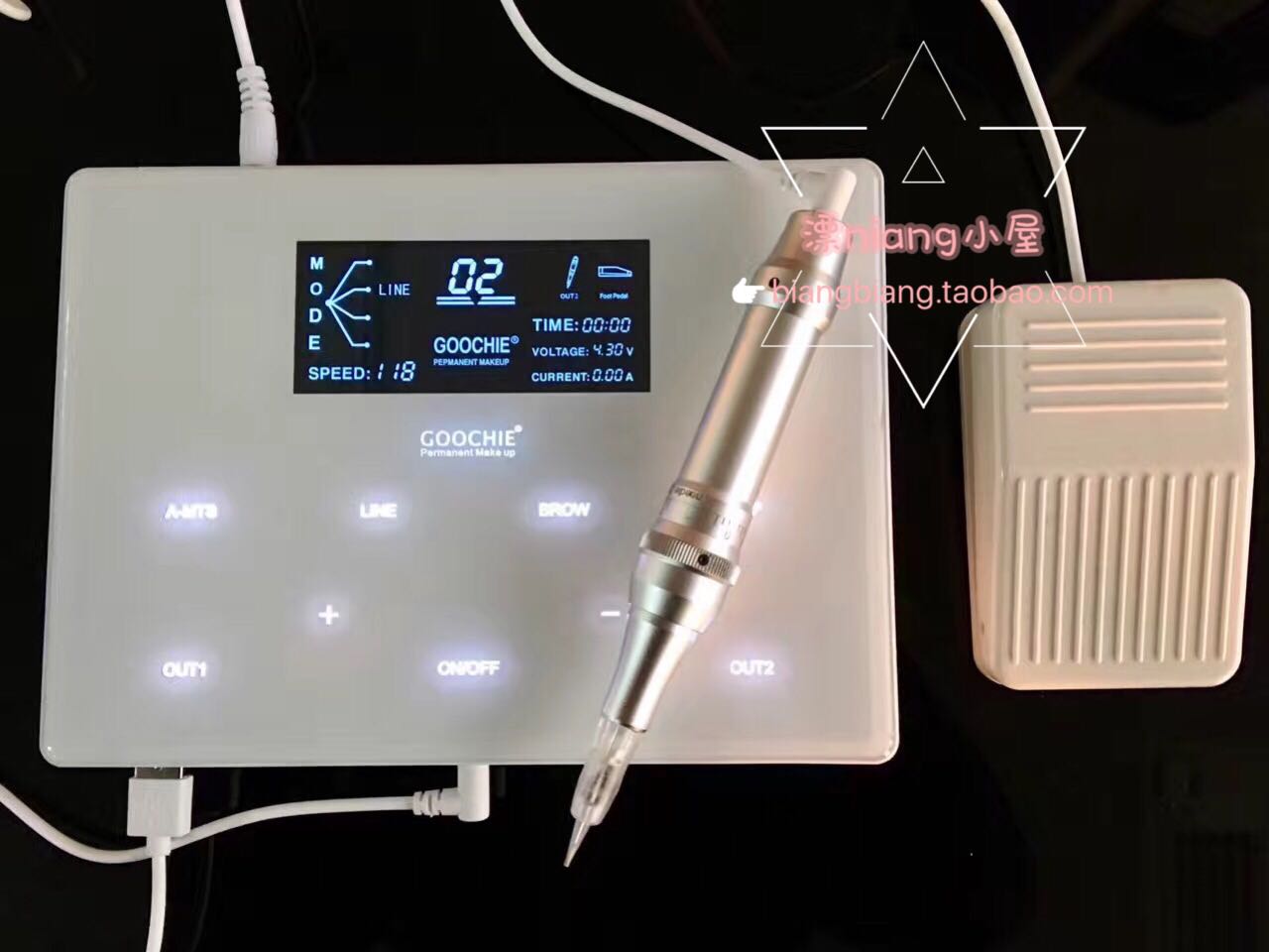 古积GOOCHIE 第四代M8光控触摸设计 数码磁悬纹绣机